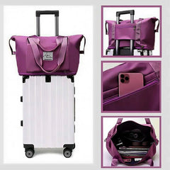 Women Shoulder Travel Bag Luggage Gym Yoga Sport Large Capacity Duffle Tote