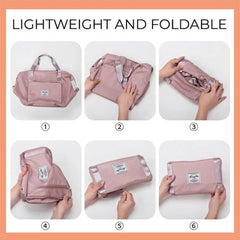 Women Shoulder Travel Bag Luggage Gym Yoga Sport Large Capacity Duffle Tote
