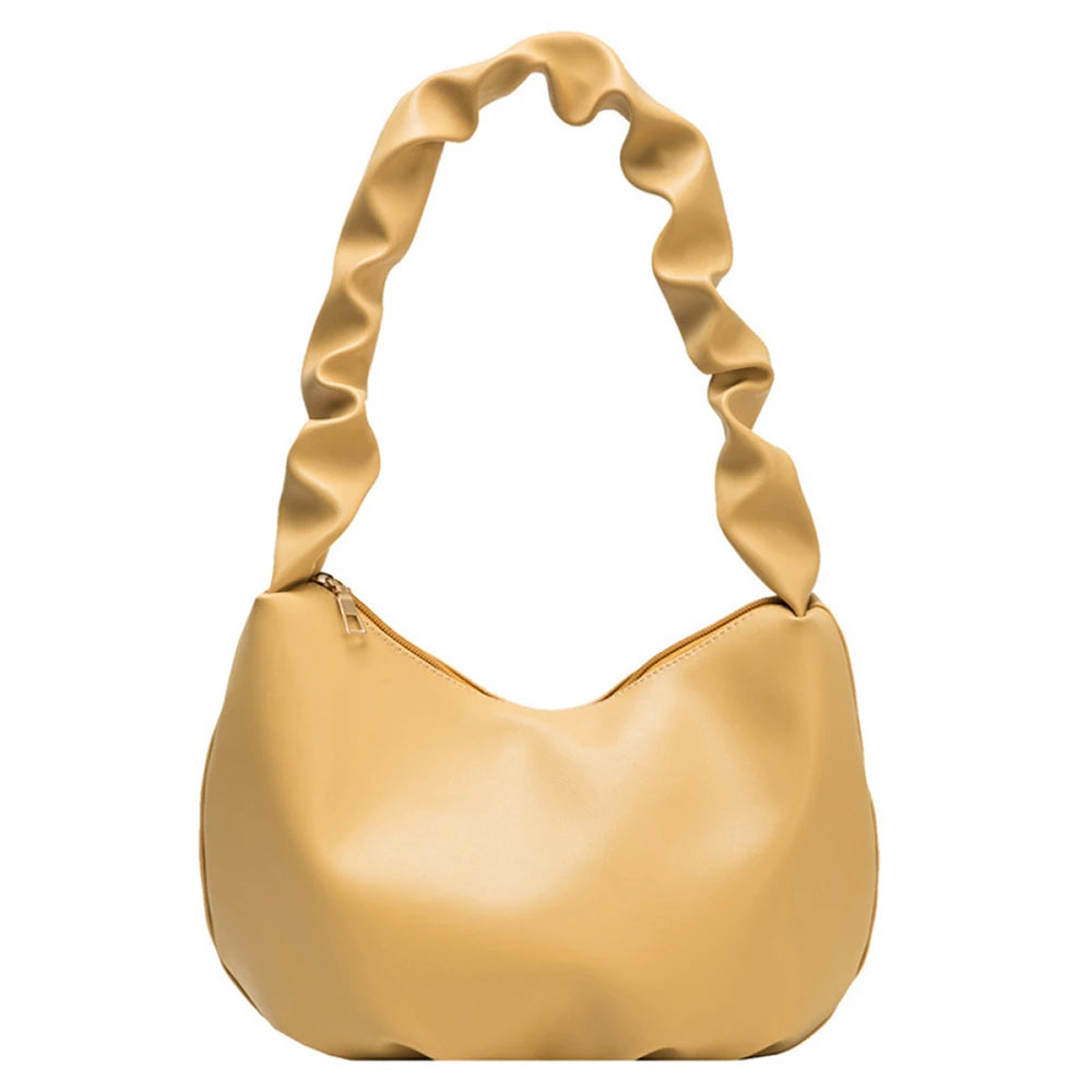 Cloud Shoulder Bag Soft Leather Tote Purse for Women