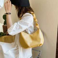 Cloud Shoulder Bag Soft Leather Tote Purse for Women