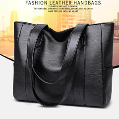 Women Soft PU Leather Handbag: Vintage Shoulder Crossbody Bag