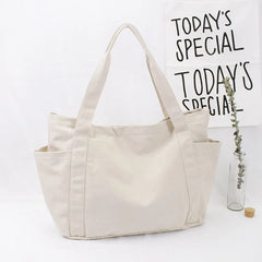 Women Canvas Bag Large Tote Handbags Student Shoulder Bags Sac A Main Femme