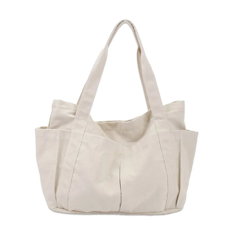 Women Canvas Bag Large Tote Handbags Student Shoulder Bags Sac A Main Femme