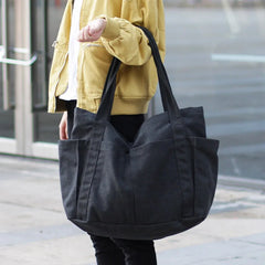 Women Canvas Bag Large Tote Handbags Student Shoulder Bags Sac A Main Femme
