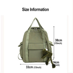 Harajuku School Backpack for Women Girls Laptop Bag