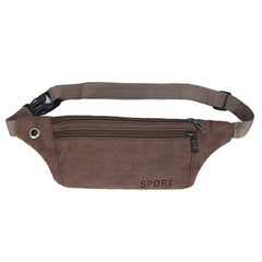 Retro Sport Waist Pack Crossbody Fanny Wallet Belt Travel Phone Bag