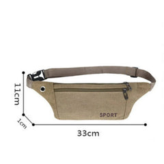 Retro Sport Waist Pack Crossbody Fanny Wallet Belt Travel Phone Bag