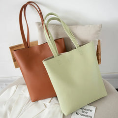 Large Capacity Women's Crossbody Bag Pu Shopper Handbag