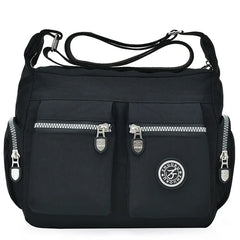 Waterproof Shoulder Cross Body Bags Zipper Nylon Cross Travel Women's Messenger