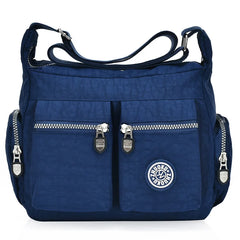 Waterproof Shoulder Cross Body Bags Zipper Nylon Cross Travel Women's Messenger
