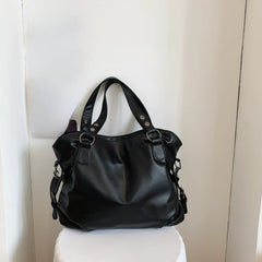 Women's Large-capacity Shoulder Bag Messenger Bag Casual Tote Bucket Bag