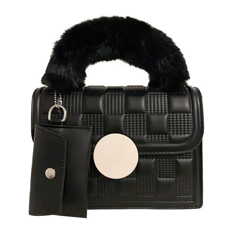 Women's Crossbody Bags Casual Travel Handbags Totes With Plush Handle