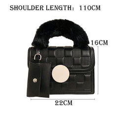 Women's Crossbody Bags Casual Travel Handbags Totes With Plush Handle
