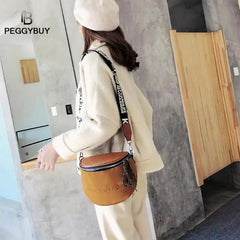 Women's Small Messenger Bags Lady Shoulder Bag Bucket Bags Crossbody Tote Bag