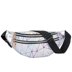 Women's Rock and Roll Flashing Lattice Waist Pack