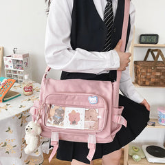 Women's Messenger Bags Style Backpack College Large Capacity Crossbody Bags