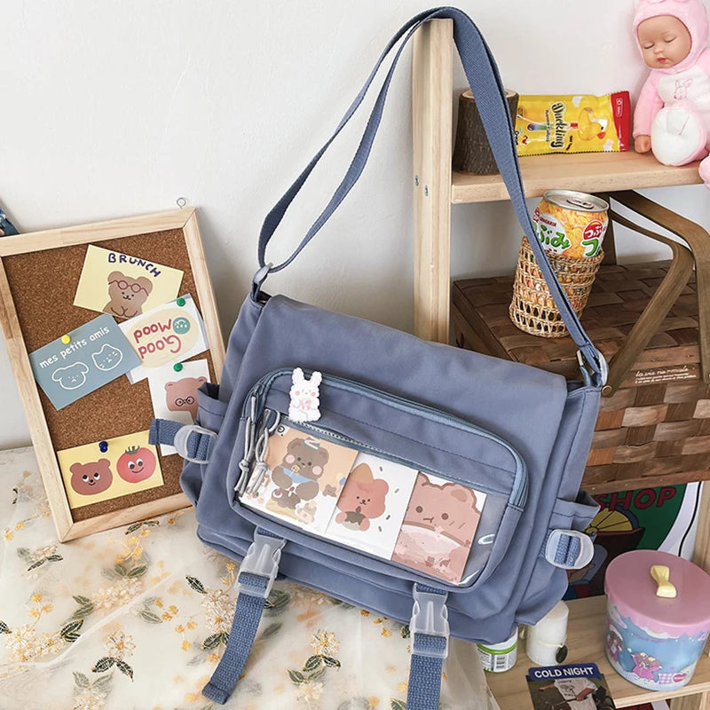 Women's Messenger Bags Style Backpack College Large Capacity Crossbody Bags
