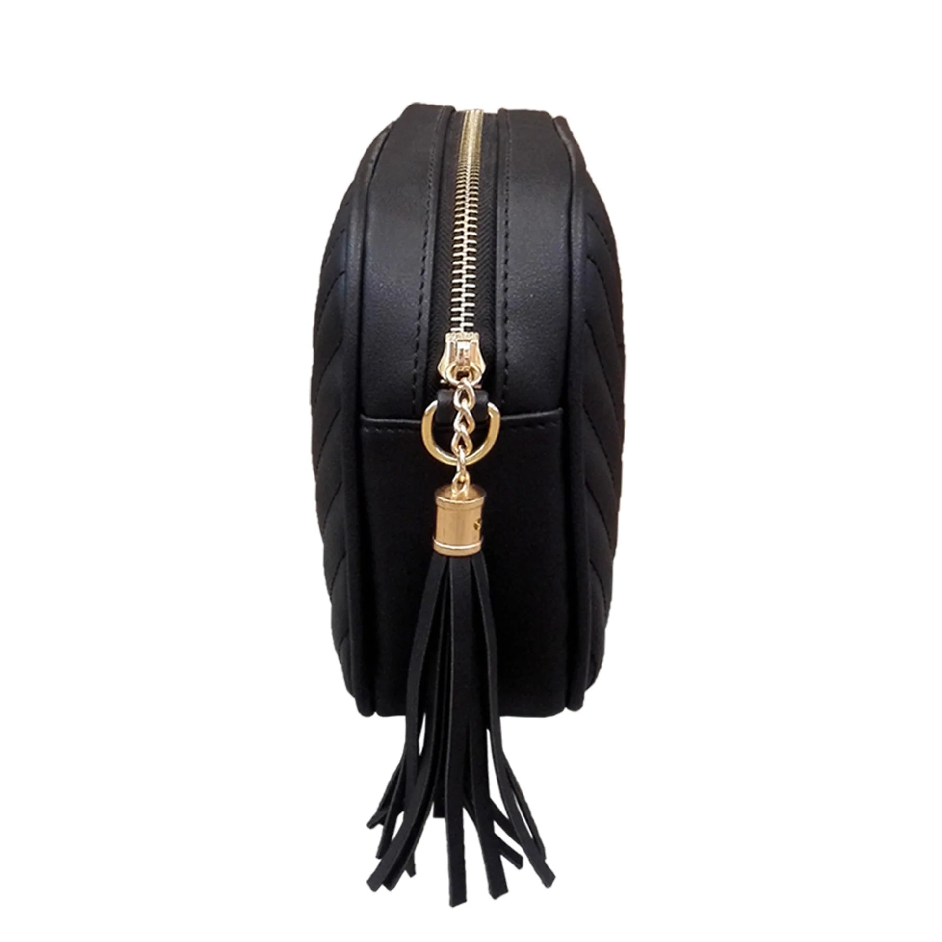 Women's PU Leather Chain Crossbody Bag Tassel Shoulder Bag