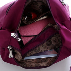 Women's Waterproof Nylon Shoulder Bags Large Capacity Handbag