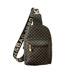 Women's Printed Chest Bag Waist Bag Messenger Shoulder Handbag