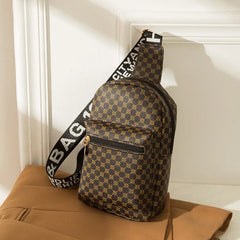 Women's Printed Chest Bag Waist Bag Messenger Shoulder Handbag