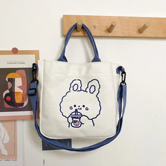 Canvas Shoulder Bag Women's Tote Shopper Bag Handbags