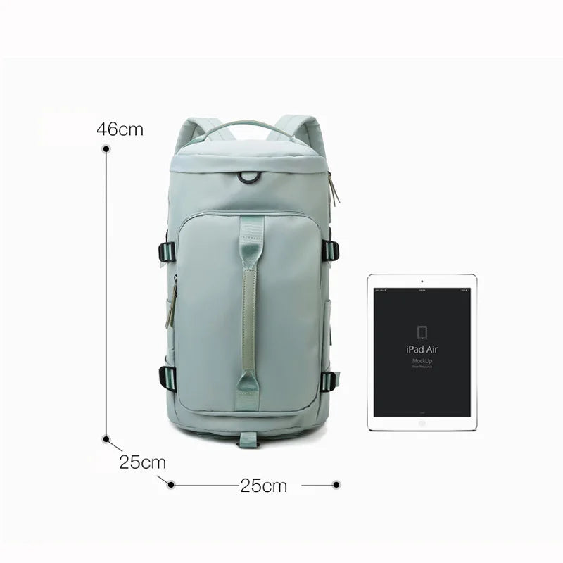 Women's Sports Fitness Bag Multifunctional Travel Storage Bag