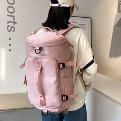 Women's Sports Fitness Bag Multifunctional Travel Storage Bag