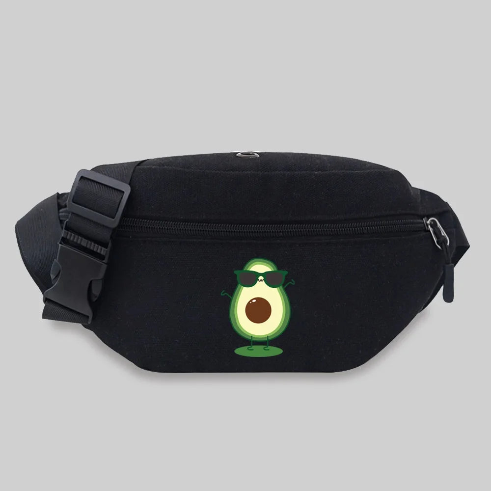 Avocado Series Waist Bag Chest Messenger Outdoor Sport Crossbody