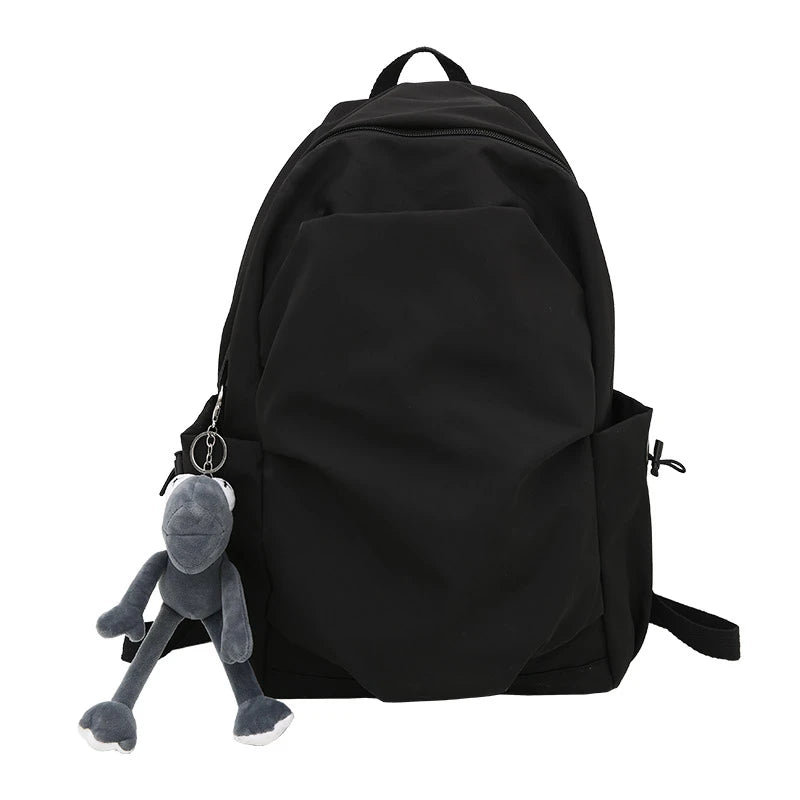Waterproof Nylon Schoolbag Large Capacity Travel Backpack