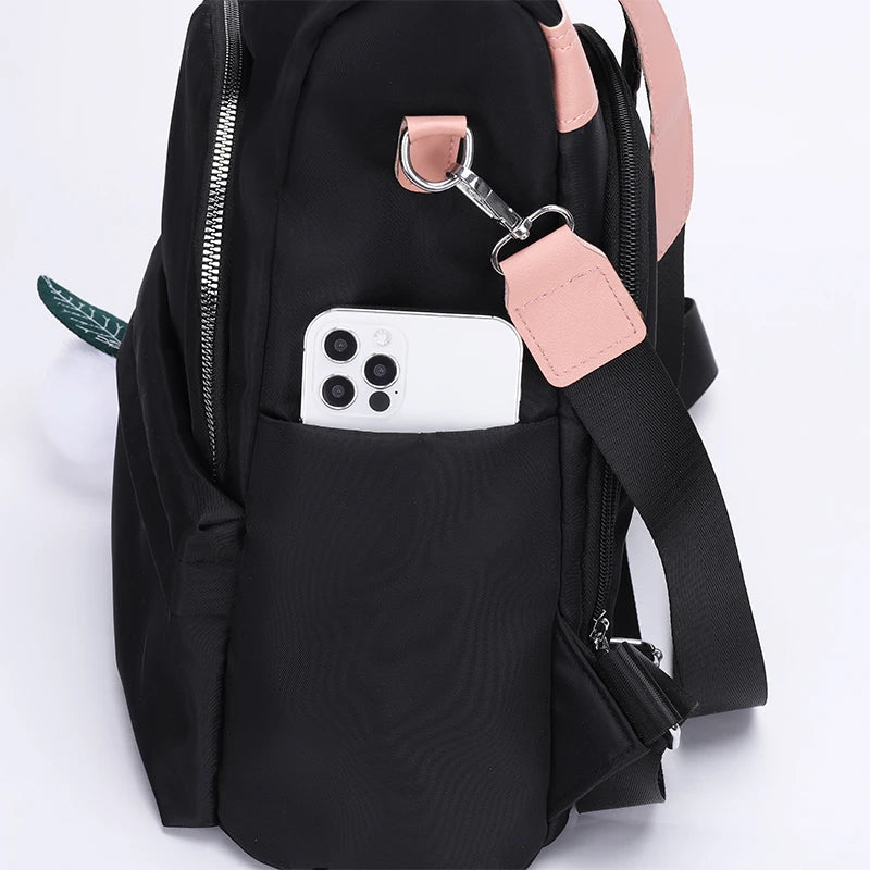 Youth Backpack High Oxford Cloth Lightweight Ladies Backpack Travel Backpack