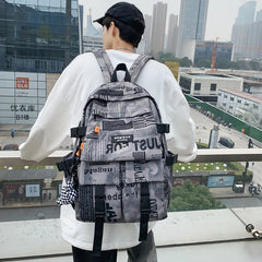Geometric Travel Backpack Waterproof Schoolbag