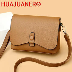 Soft PU Shoulder Bag Women's High Capacity Messenger Bag