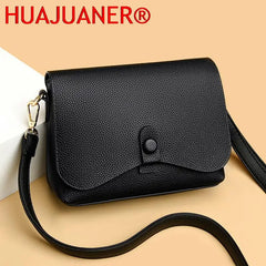 Soft PU Shoulder Bag Women's High Capacity Messenger Bag