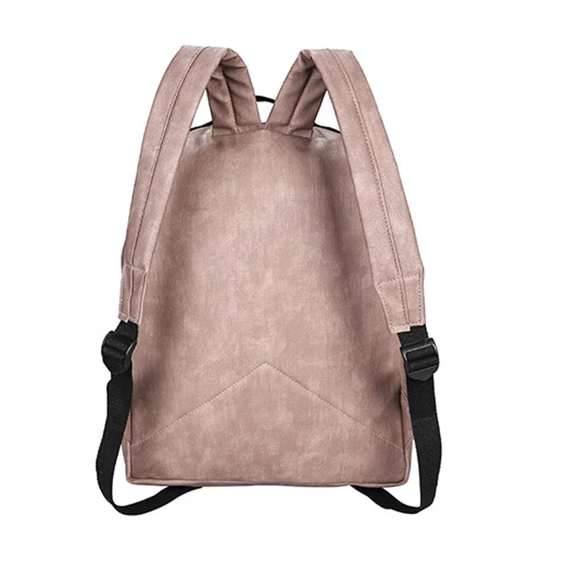 Women's PU Leather Backpack for Girls Travel Bagpack Y205