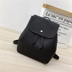 Mini Lady Backpack Retro Pu Leather Girls Small Backpack
