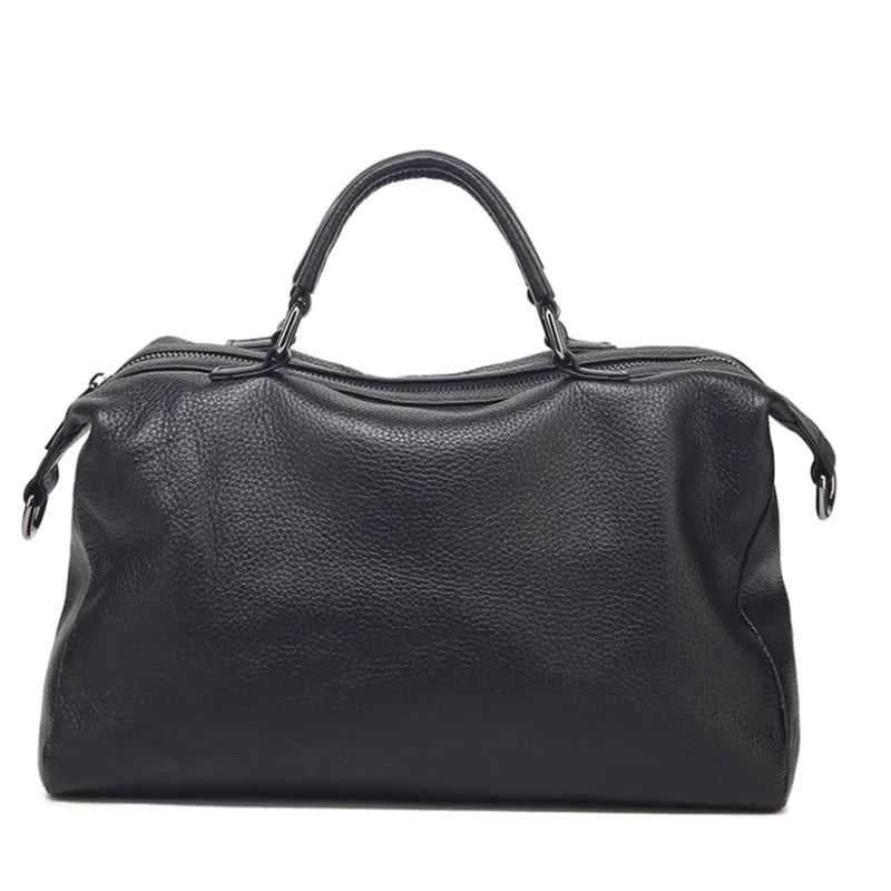 Soft Leather Women's Bag Hand-held Shoulder Diagonal Bag