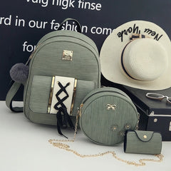 Academic School Bags for Girls Women Students Backpack Shoulder Bag