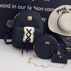 Academic School Bags for Girls Women Students Backpack Shoulder Bag