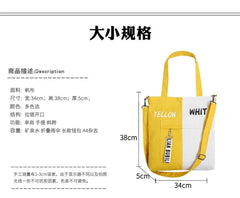 Canvas Shoulder Bag for Women, Stylish and Versatile