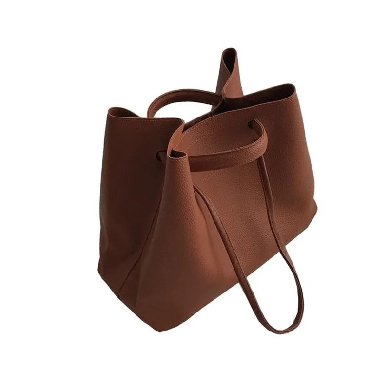 Women's Retro Big Bag Mother-in-Law Bag Handbag Shoulder Bag