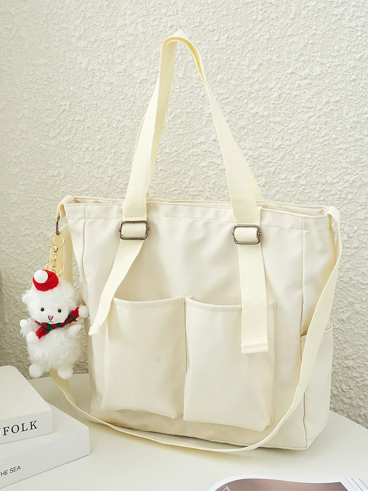 Canvas Messenger Bag Japanese Style Tote Bag