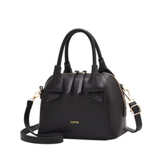Small PU Leather Shoulder Bag for Women Diagonal Zipper Shell Bag