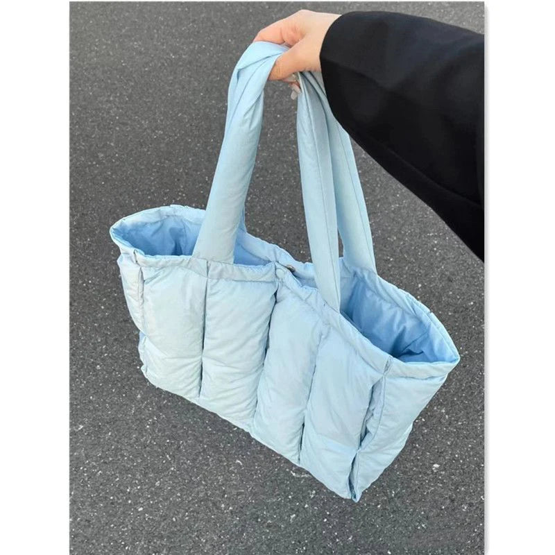 Cotton-Filled Foldable Tote Bag