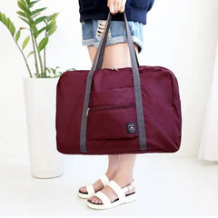 Nylon Foldable Travel Bag Unisex Large Capacity Women Handbags Men Travel Bags