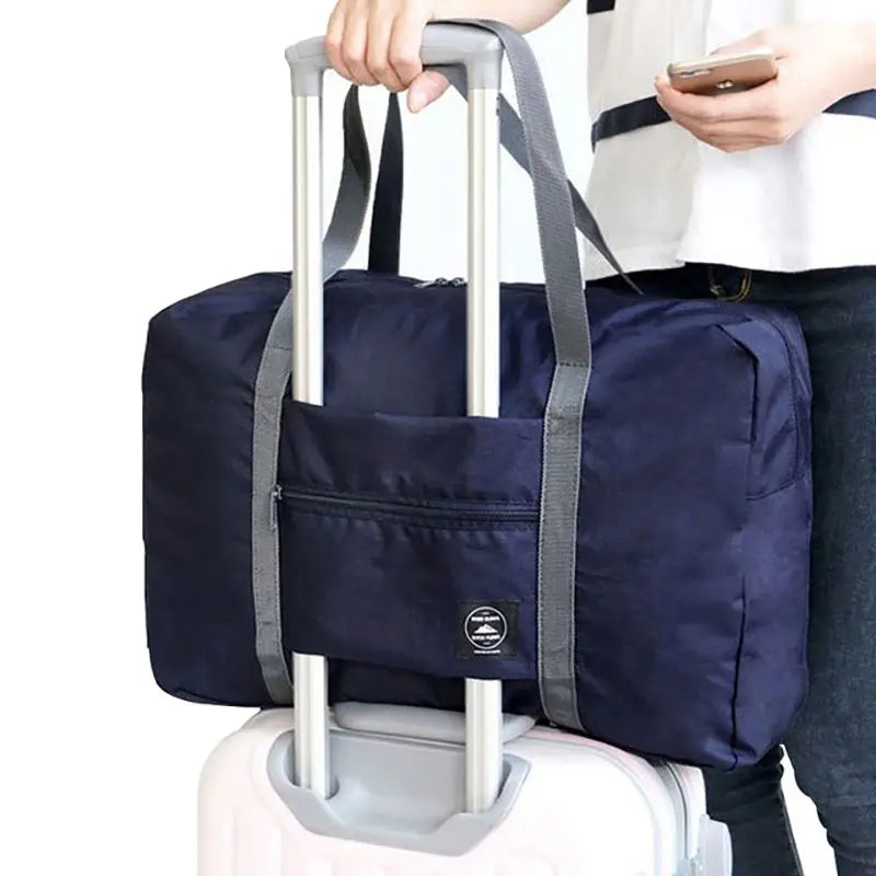 Nylon Foldable Travel Bag Unisex Large Capacity Women Handbags Men Travel Bags