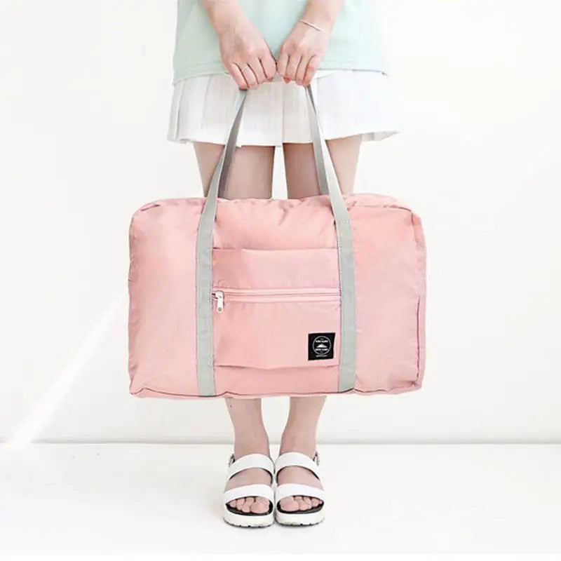 Nylon Foldable Travel Bag Unisex Large Capacity Women Handbags Men Travel Bags