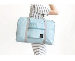 Nylon Foldable Travel Bag Unisex Large Capacity Women Handbags Men Travel Bags