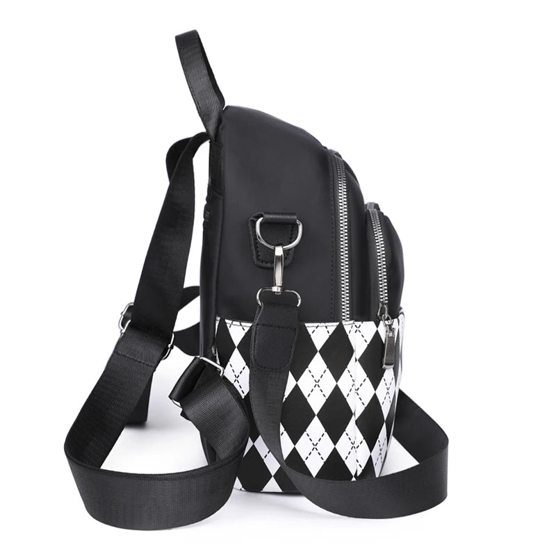 School Ladies Backpack Oxford Cloth Lightweight Girls Backpack