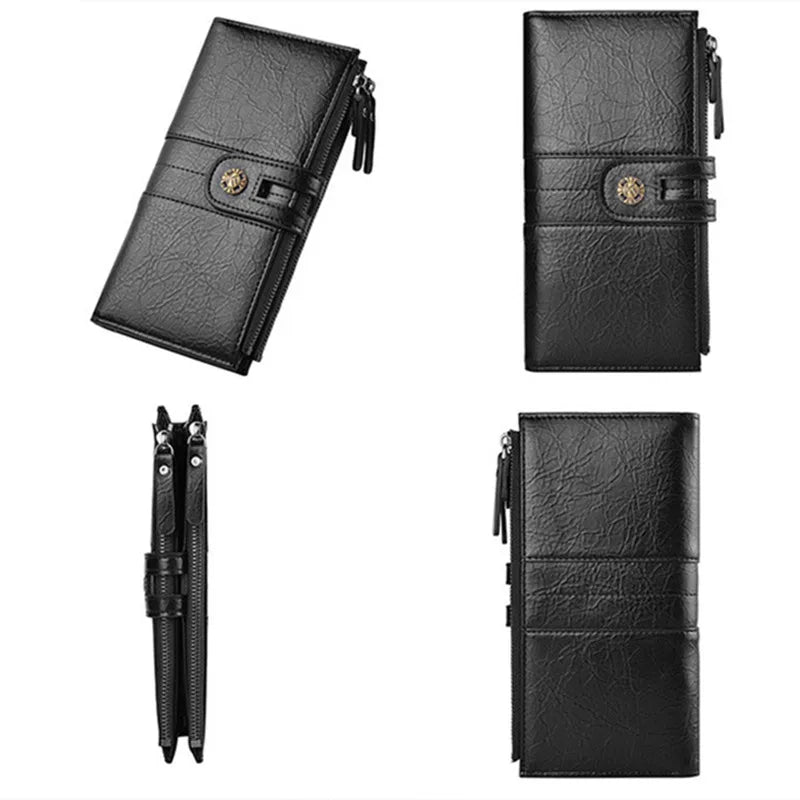 PU Leather Waterproof Men's Wallet Multifunctional